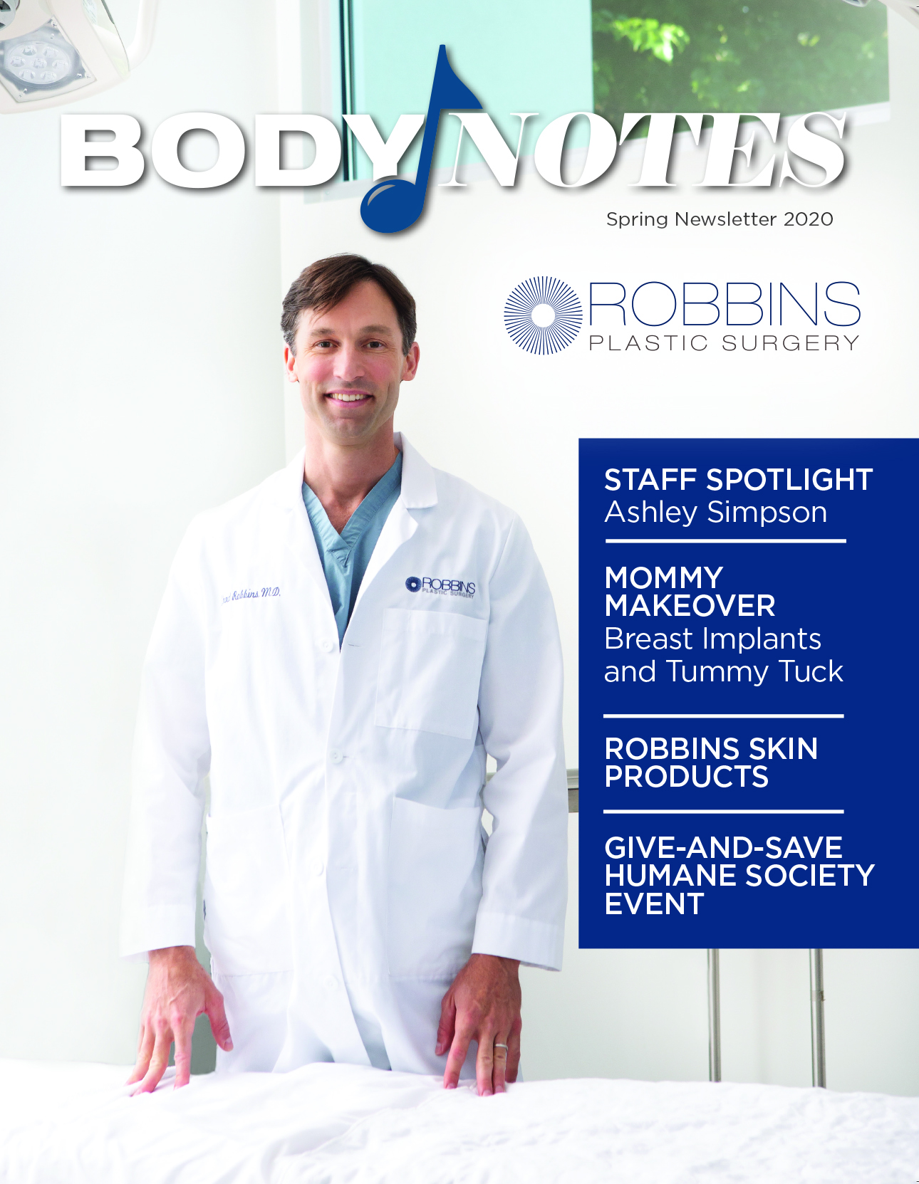 Robbins Plastic Surgery 4 Page Practice Newsletter