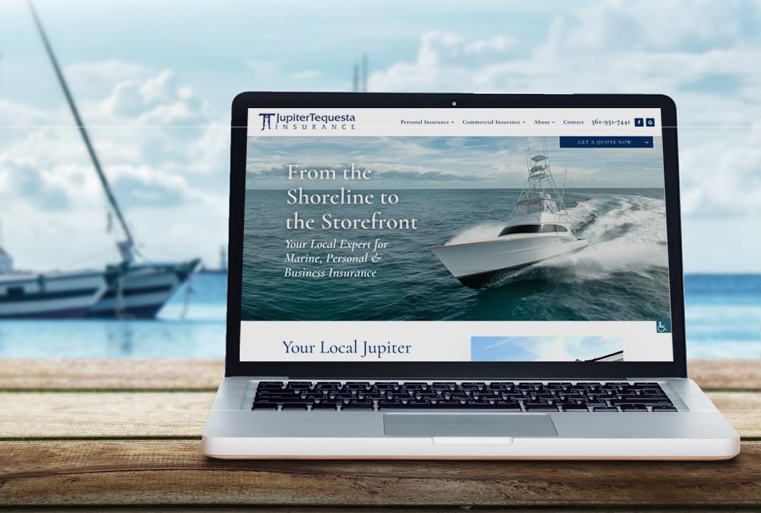 JupiterTequestaInsurance2 Kane Design - Full Service Website Design & Development